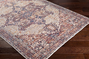 Livabliss Mahal Persian Medallion Area Rug Machine Woven Polyester for Living or Dining Room MHL2311-710106