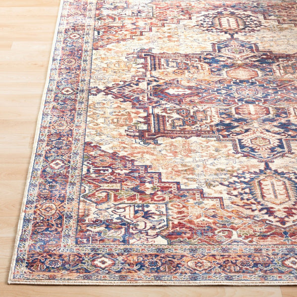 Livabliss Mahal Persian Medallion Area Rug Machine Woven Polyester for Living or Dining Room MHL2311-710106