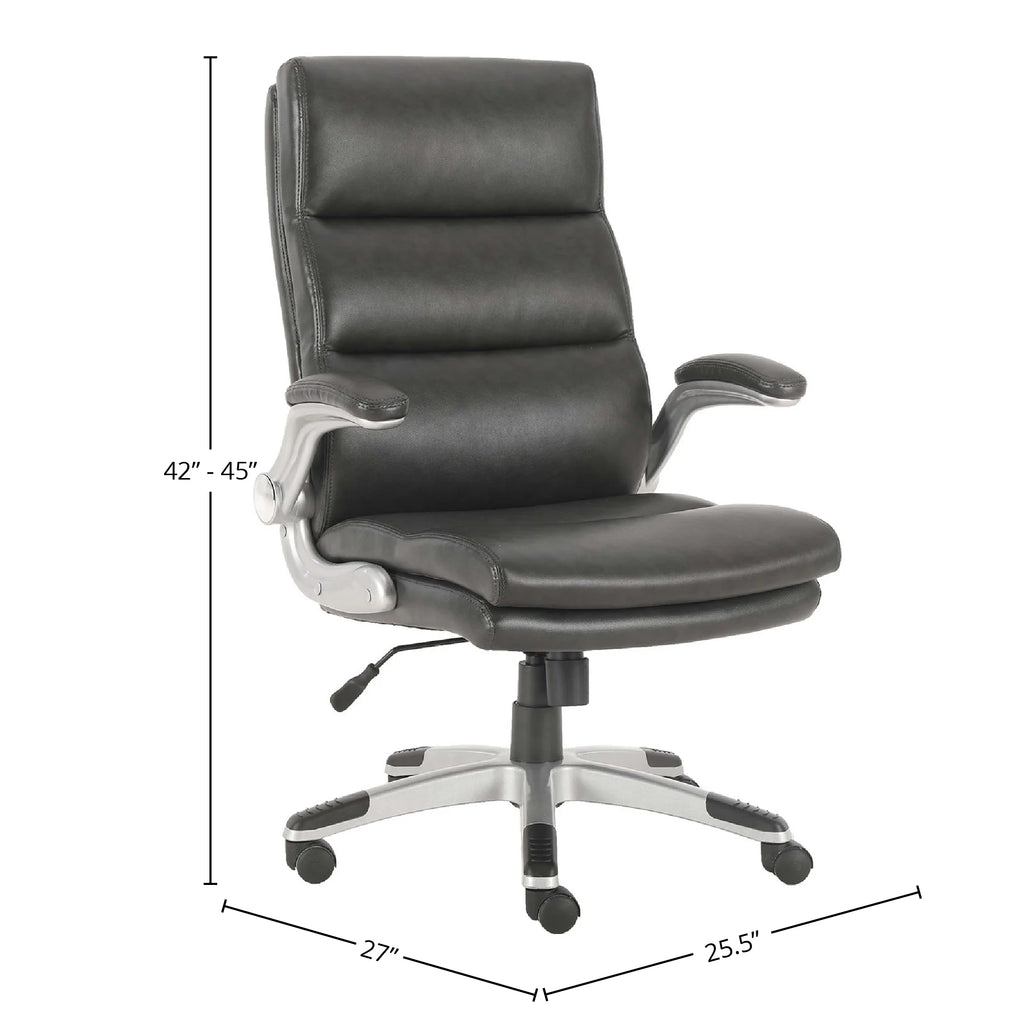 Parker House Parker Living - Desk Chair Grey Bonded Leather DC#317-GR