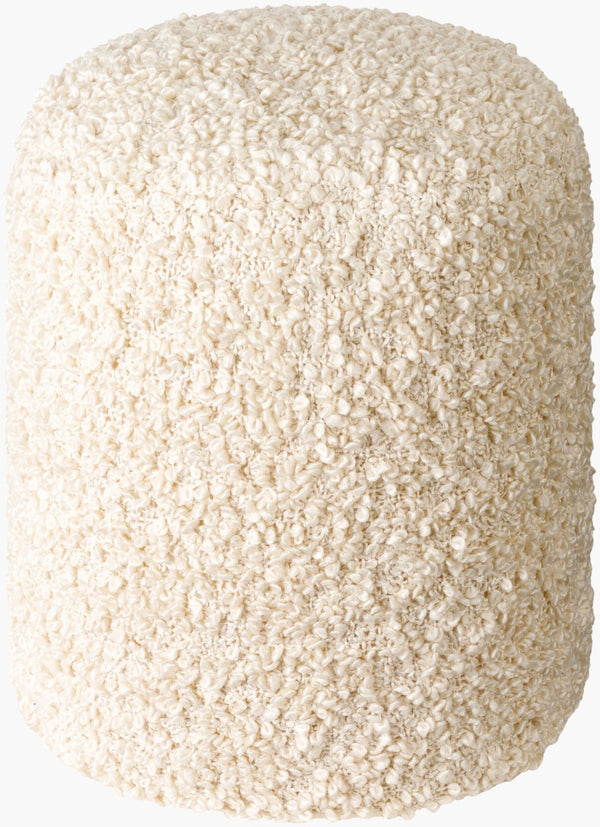 Livabliss Mohave Farmhouse Cylindrical Pouf with Polybead Fill for Living Room or Bedroom MHPF002-181616