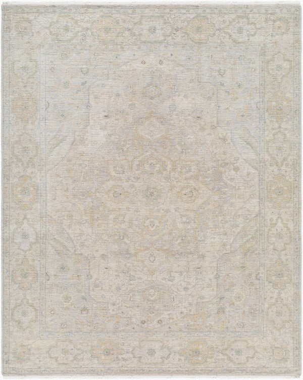 Surya Mashad Handmade Rug 10' X 14' - Luxurious Indian Wool, Durable, Easy-care, Unique Charm For Home Ivory Wool Mhs2300-23