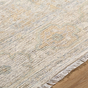 Surya Mashad Handmade Rug 10' X 14' - Luxurious Indian Wool, Durable, Easy-care, Unique Charm For Home Ivory Wool Mhs2300-23