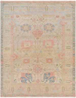 Surya Mashad Handmade Rug 10' X 14' - Luxurious Indian Wool, Durable, Easy-care, Unique Charm For Home Pastel Beige Wool Mhs2301-23