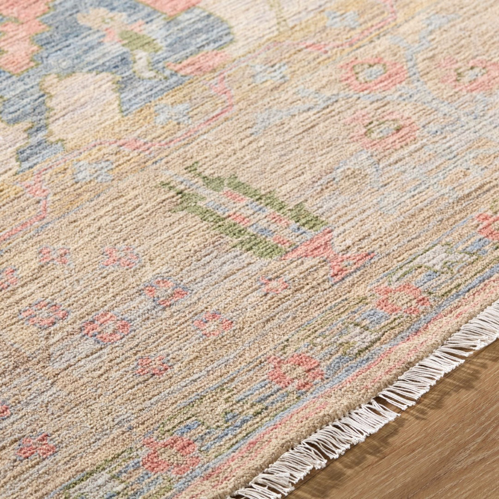 Surya Mashad Handmade Rug 10' X 14' - Luxurious Indian Wool, Durable, Easy-care, Unique Charm For Home Pastel Beige Wool Mhs2301-23