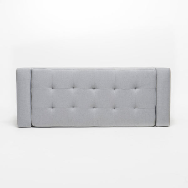 English Elm Christopher Knight Home® - GUERNSEY Ottoman Bench with Tufted Waffle Stitch Fabric, Hidden Storage & Birch Legs for Living Room LIGHT GREY 67220.00FLGY