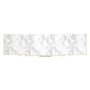 A.R.T. Furniture Eave Credenza with Luxurious Marble Top - Elegant Wood Storage for Dining & Living Room Display 436252-1825