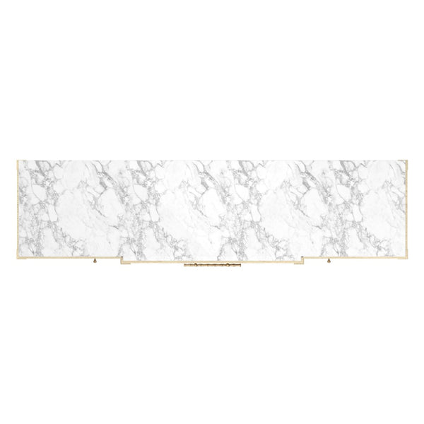 A.R.T. Furniture Eave Credenza with Luxurious Marble Top - Elegant Wood Storage for Dining & Living Room Display 436252-1825