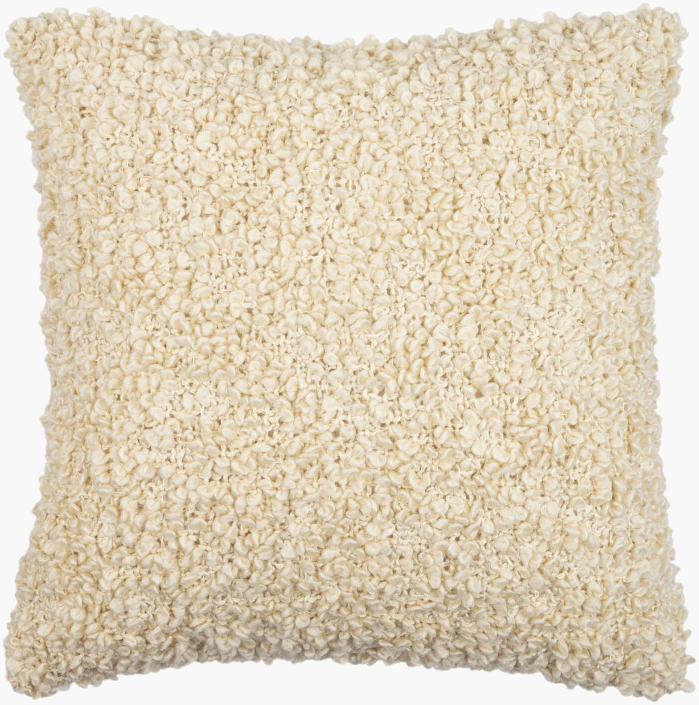 Livabliss Mohave Boucle Square Accent Pillow Artisan Woven Texture for Modern Living Spaces MHV003-1818D