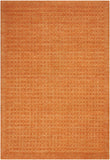 Nourison Perris PERR1 Handmade Woven No Border Indoor Only Contemporary  Rug Sunset, Orange 100% Wool 99446227218