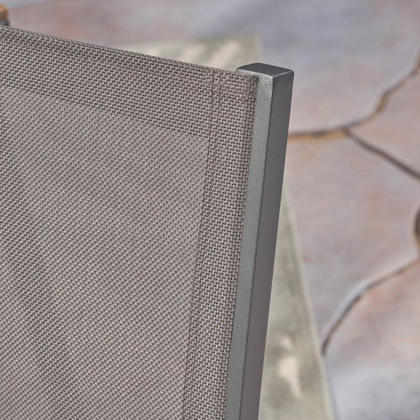 English Elm Christopher Knight Home® - Luton Dining Chair - Stylish Mid-Century Modern Design, Durable Weather-Resistant Aluminum & Comfort 62760.00GGRY