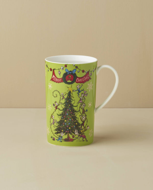 Lenox Merry Grinchmas Magic Heat-Changing Mug Green, IVORY PORCELAIN 896339