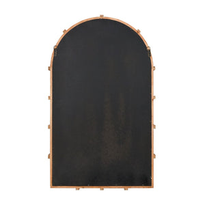 Atlas Atherton Wall Mirror – Classic Country French Design, Weathered Brown Finish, Elegant Rustic Accent Piece MI11009-01