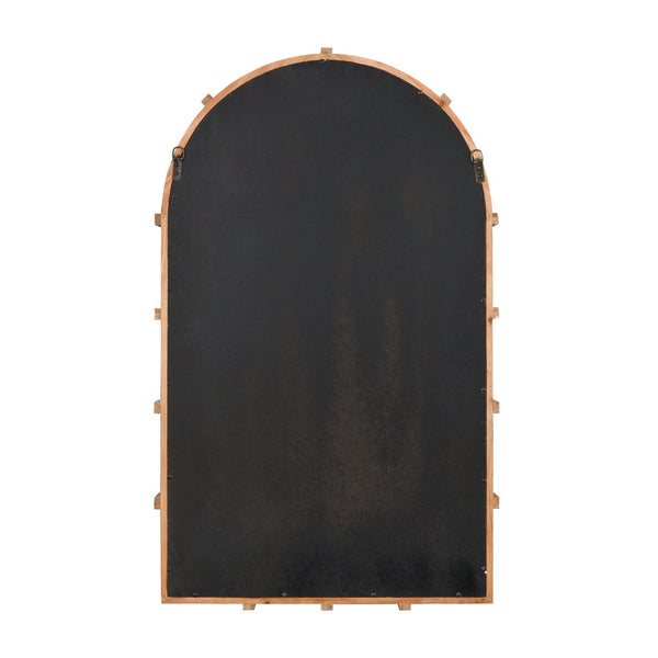 Atlas Atherton Wall Mirror – Classic Country French Design, Weathered Brown Finish, Elegant Rustic Accent Piece MI11009-01