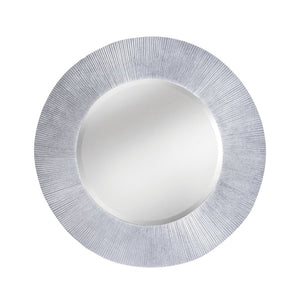 Atlas Attra Wall Mirror – Elegant Silver Frame with Sculptured Grooves for Modern & Classic Interiors MI11010-01