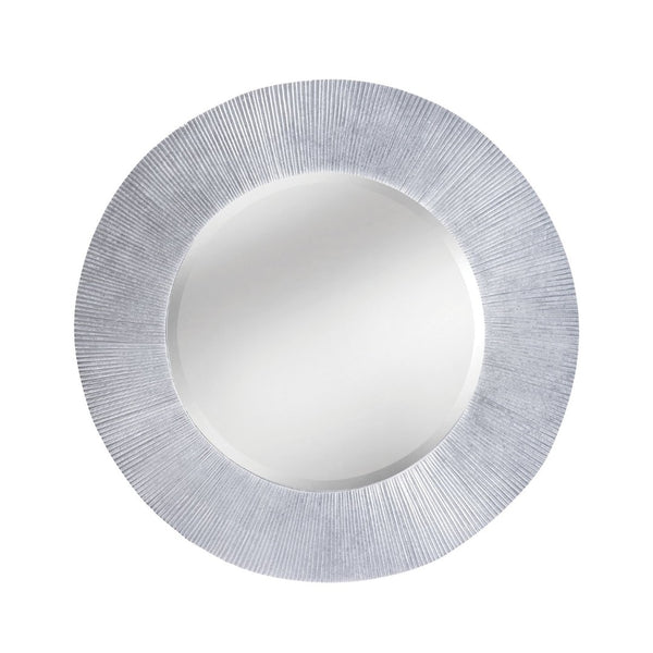 Atlas Attra Wall Mirror – Elegant Silver Frame with Sculptured Grooves for Modern & Classic Interiors MI11010-01