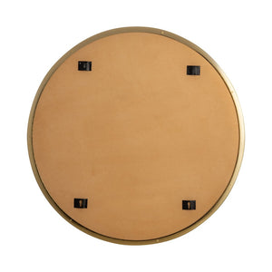 Atlas Beni Mirror Small - Polished Brass Accent for Chic Spaces, Perfect for Entryways & Living Rooms MI11013-01