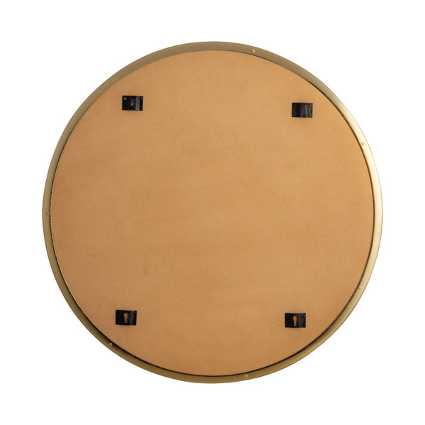 Atlas Beni Mirror Small - Polished Brass Accent for Chic Spaces, Perfect for Entryways & Living Rooms MI11013-01