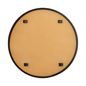 Atlas Beni Mirror Small - Matte Black Round Wall Decor for Entryways, Powder Rooms & Modern Spaces MI11013-03