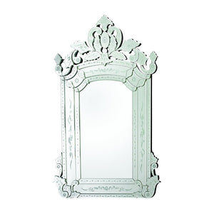 Atlas Billericay Wall Mirror – Venetian-Inspired Artistry with Hand-Crafted Glass, Ideal for Any Space MI11014-01