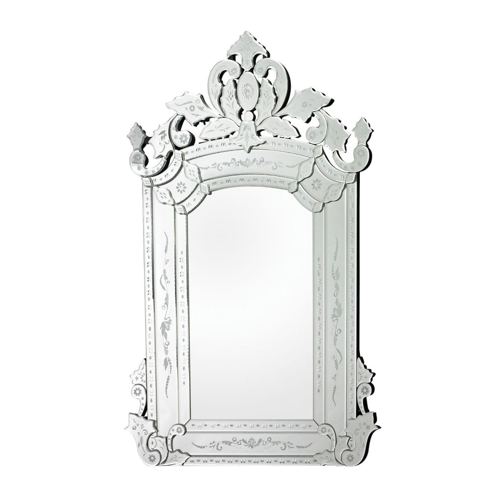 Atlas Billericay Wall Mirror – Venetian-Inspired Artistry with Hand-Crafted Glass, Ideal for Any Space MI11014-01