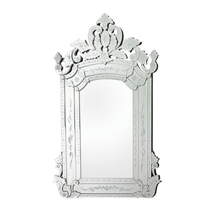 Atlas Billericay Wall Mirror – Venetian-Inspired Artistry with Hand-Crafted Glass, Ideal for Any Space MI11014-01