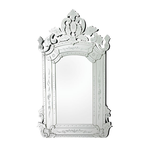 Atlas Billericay Wall Mirror – Venetian-Inspired Artistry with Hand-Crafted Glass, Ideal for Any Space MI11014-01