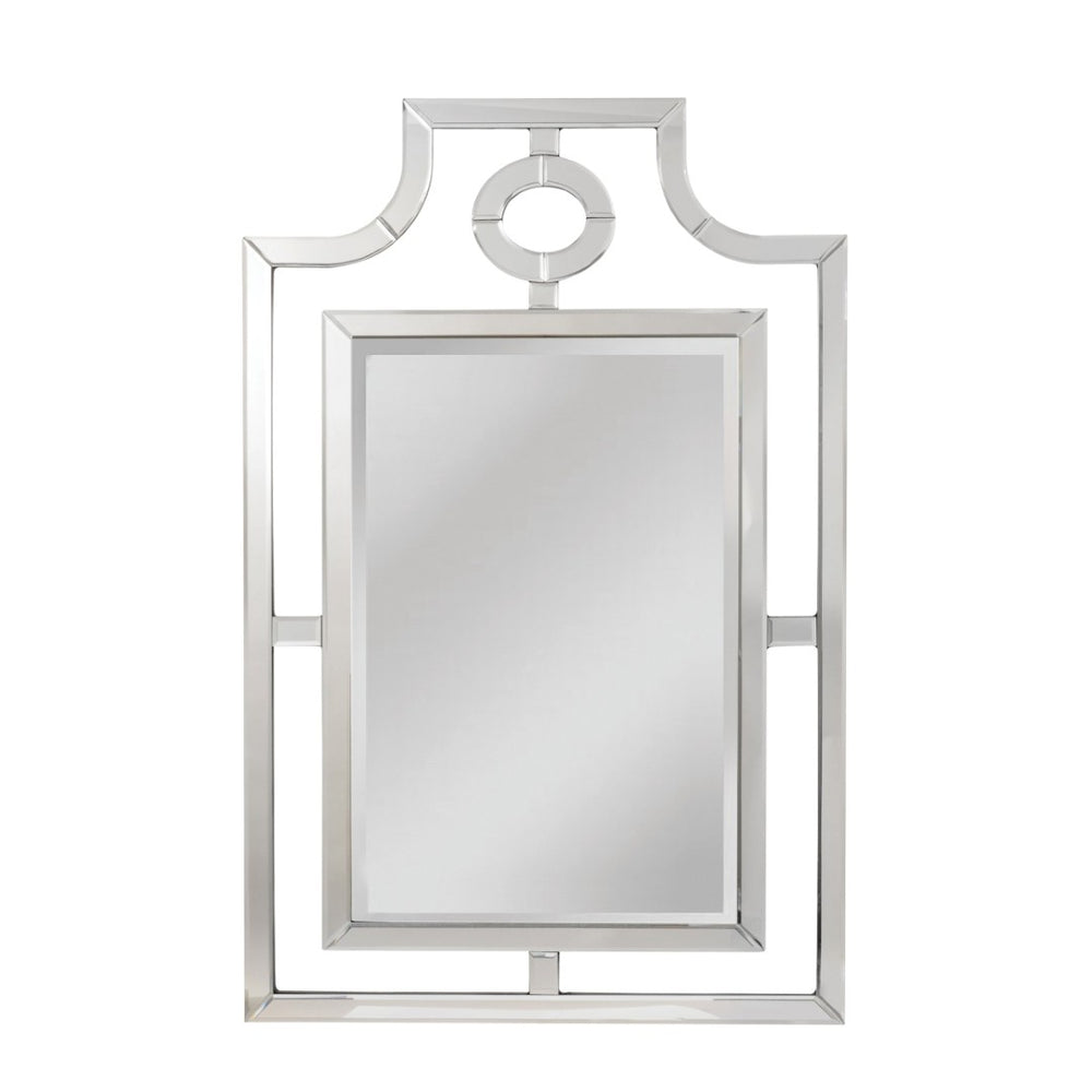 Atlas Bosworth Wall Mirror - Bold Rectilinear Frame, Versatile Design for Any Room, 30x46 Inches MI11018-01
