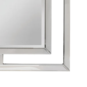 Atlas Bosworth Wall Mirror - Bold Rectilinear Frame, Versatile Design for Any Room, 30x46 Inches MI11018-01