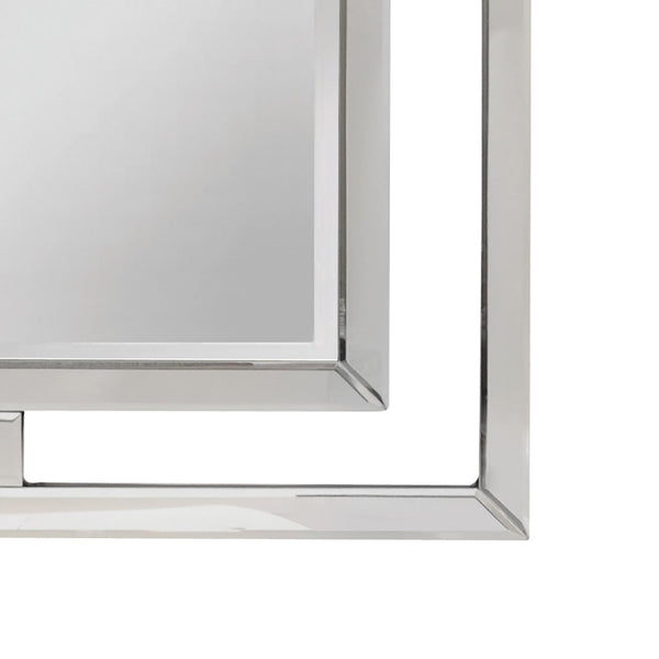Atlas Bosworth Wall Mirror - Bold Rectilinear Frame, Versatile Design for Any Room, 30x46 Inches MI11018-01