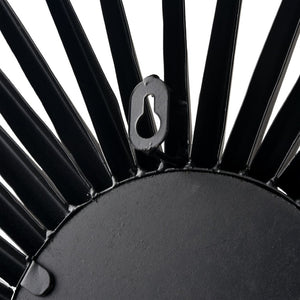 Atlas Burst Mirror - Striking Sunburst Design in Matte Black Metal for Modern Home Decor & Gallery Walls MI11019-01