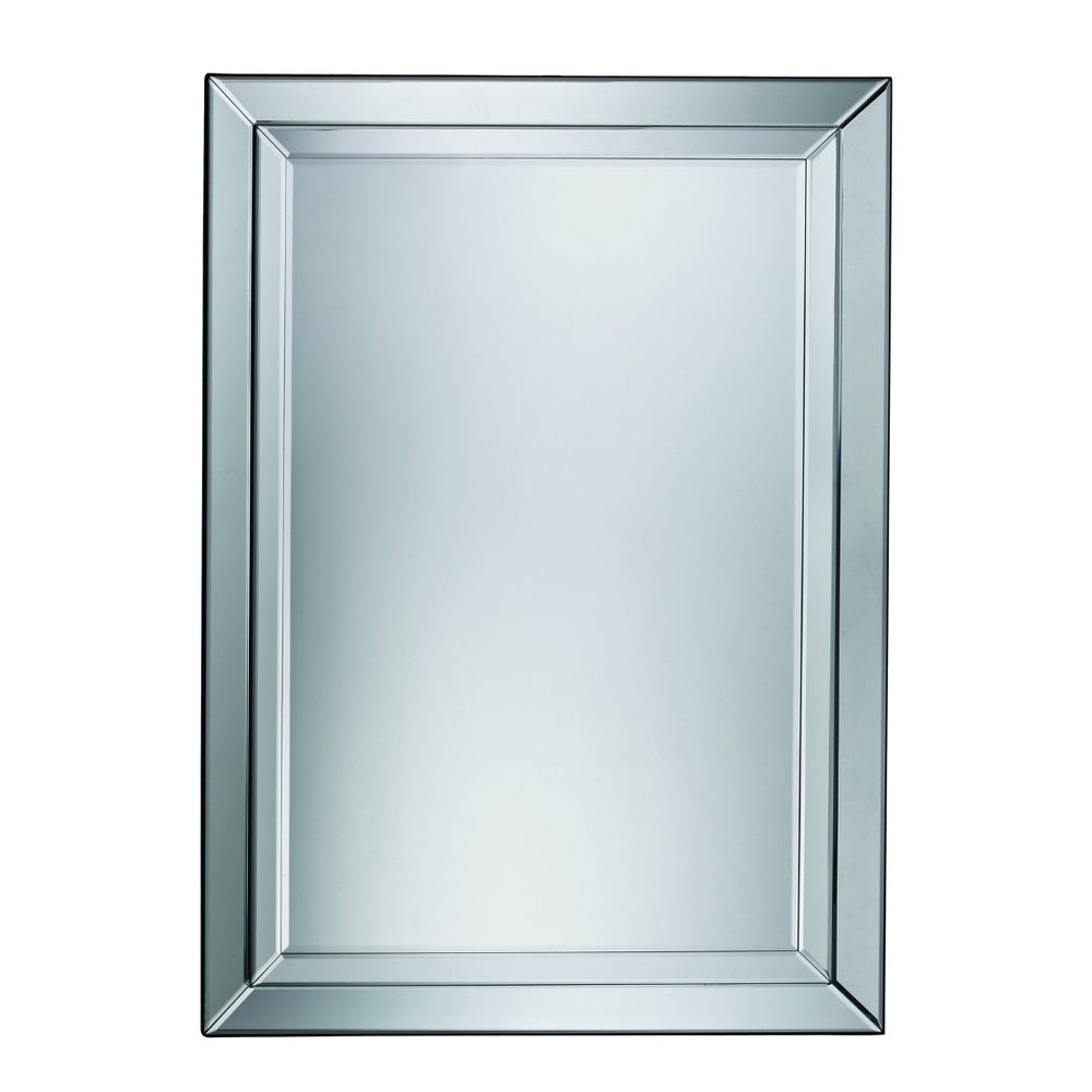Atlas Canon Wall Mirror – Modern Minimalist Beveled Frame, Elegant Reflective Design for Any Room Decor MI11024-01