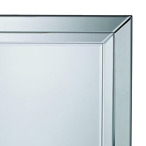 Atlas Canon Wall Mirror – Modern Minimalist Beveled Frame, Elegant Reflective Design for Any Room Decor MI11024-01