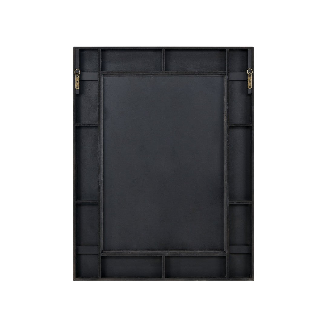 Derse Wall Mirror - Elegant Ivory Framed Mosaic Design For Modern & Co