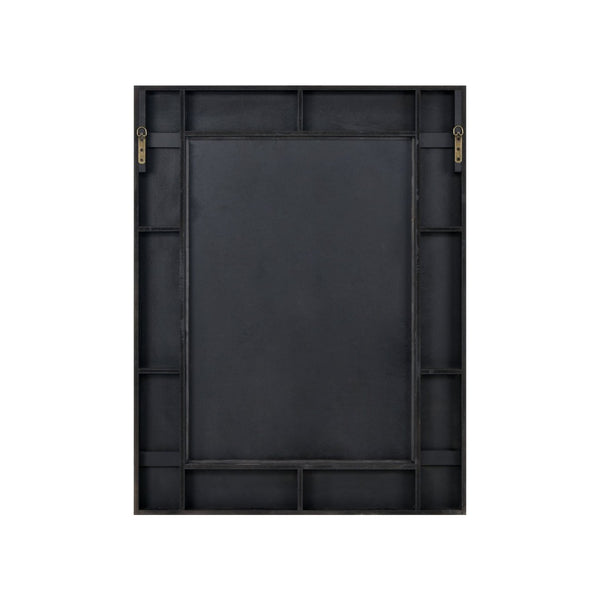 Atlas Derse Wall Mirror - Elegant Ivory Framed Mosaic Design for Modern & Coastal Home Décor Style MI11032-01
