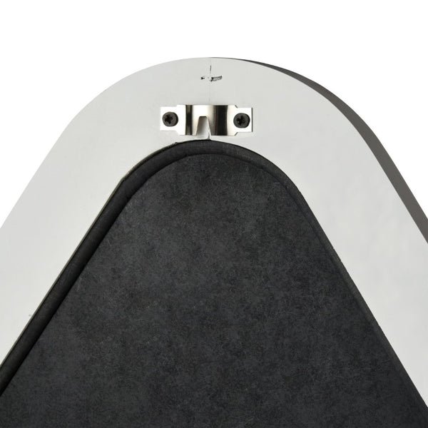 Atlas Diamond Wall Mirror - Whitewashed Wood Frame, Modern Diamond Shape for Rustic Home Decor Appeal MI11033-01