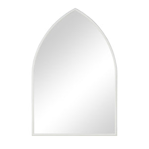 Atlas Elliott Wall Mirror - Elegant Arched Design in White Wood Composite for Modern & Traditional Spaces MI11035-01