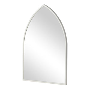 Atlas Elliott Wall Mirror - Elegant Arched Design in White Wood Composite for Modern & Traditional Spaces MI11035-01