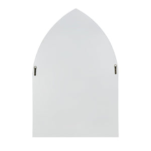 Atlas Elliott Wall Mirror - Elegant Arched Design in White Wood Composite for Modern & Traditional Spaces MI11035-01