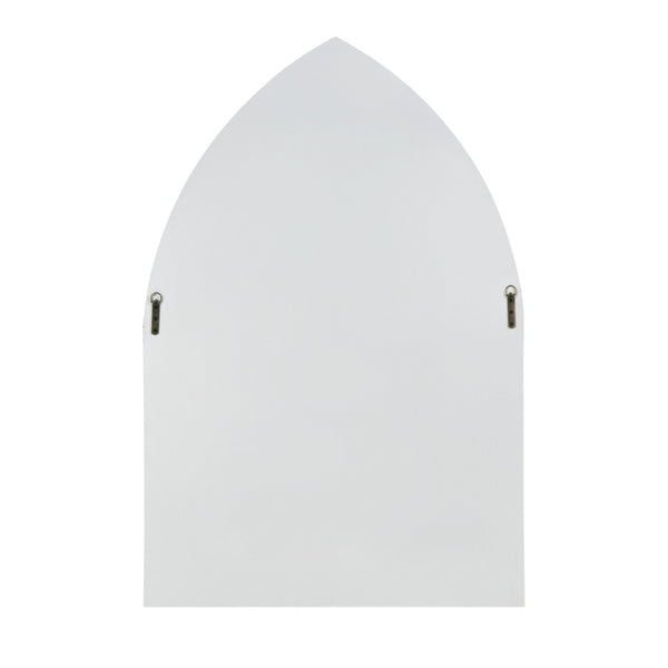 Atlas Elliott Wall Mirror - Elegant Arched Design in White Wood Composite for Modern & Traditional Spaces MI11035-01
