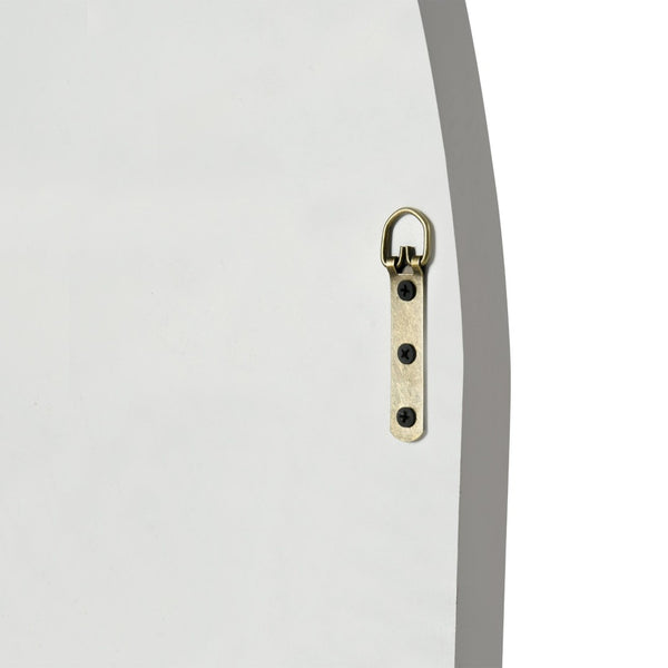 Atlas Elliott Wall Mirror - Elegant Arched Design in White Wood Composite for Modern & Traditional Spaces MI11035-01