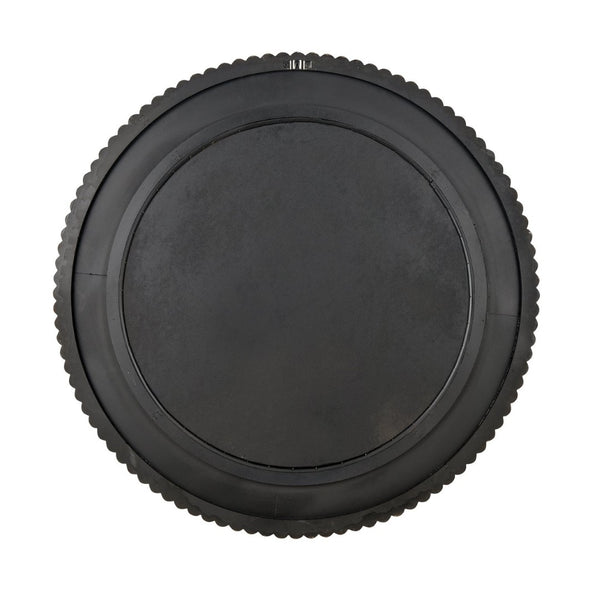 Atlas Ellipse Mirror - Vintage-Inspired Round Design with Scalloped Brass Frame for Timeless Home Elegance MI11036-01