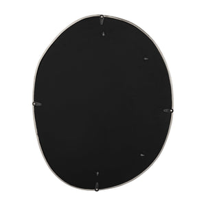 Atlas Flex Mirror - Sculptural Round Design with Polished Nickel Frame Perfect for Modern Wall Decor Display Medium MI11039-02