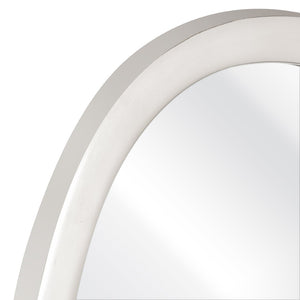 Atlas Flex Mirror - Sculptural Round Design with Polished Nickel Frame Perfect for Modern Wall Decor Display Large MI11039-03