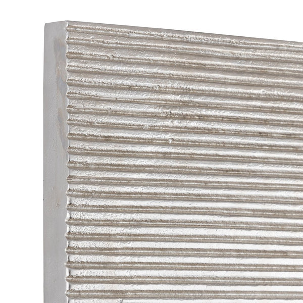 Atlas Flute Wall Mirror - Modern Polished Nickel Design with Asymmetrical Frame for Chic Home Decor MI11040-01
