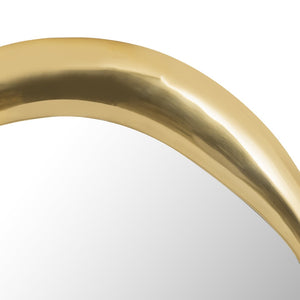Atlas Hendricks Mirror - Midcentury-Inspired Design with Organic Frame for Timeless Home Elegance Brass MI11044-01