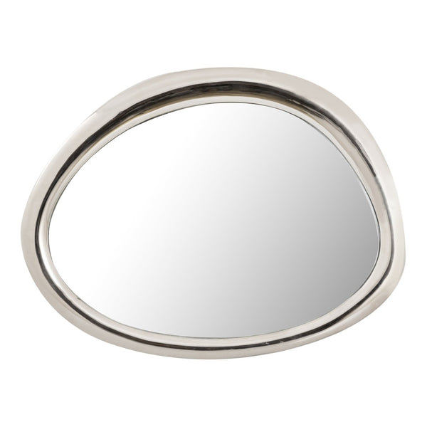 Atlas Hendricks Mirror - Midcentury-Inspired Design with Organic Frame for Timeless Home Elegance Polished Nickel MI11044-02