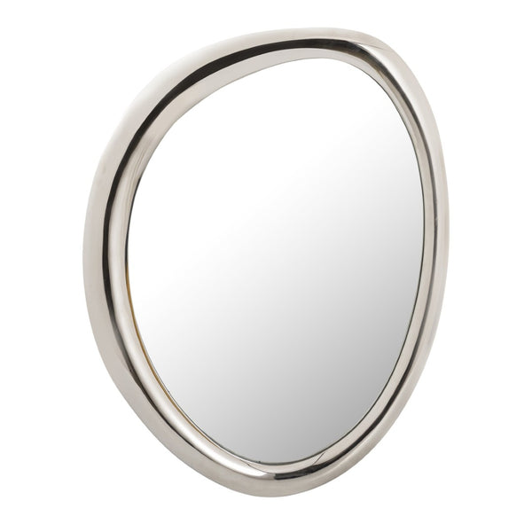 Atlas Hendricks Mirror - Midcentury-Inspired Design with Organic Frame for Timeless Home Elegance Polished Nickel MI11044-02