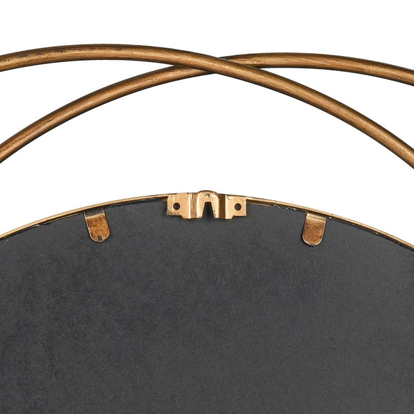 Atlas Jeno Wall Mirror - Sculptural Brass Ring Design for Contemporary Home Decor & Stylish Interiors MI11048-01