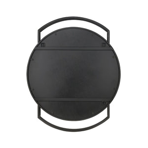 Atlas Jiri Wall Mirror - Modern Minimalist Accent in Black Metal, Perfect for Any Room's Decor and Style! MI11050-01
