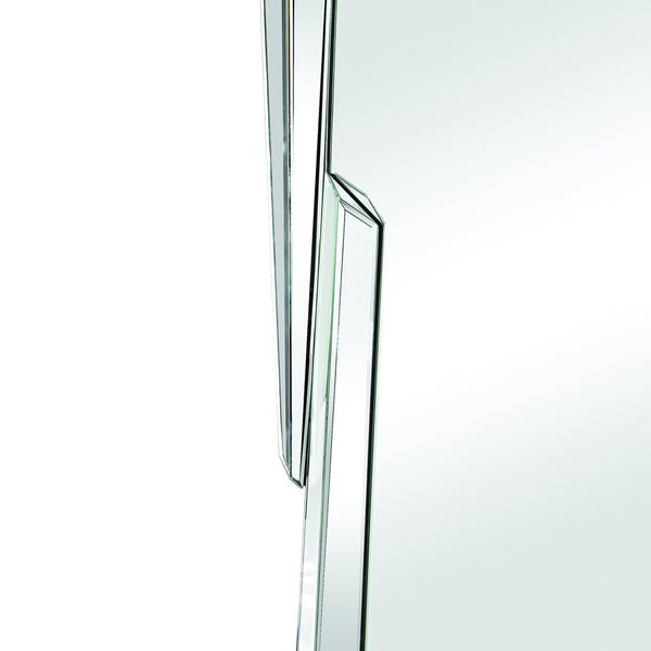 Atlas Juxtaposed Angles Wall Mirror - Artisan Hand-Crafted Glass Design for Contemporary Home Décor MI11052-01